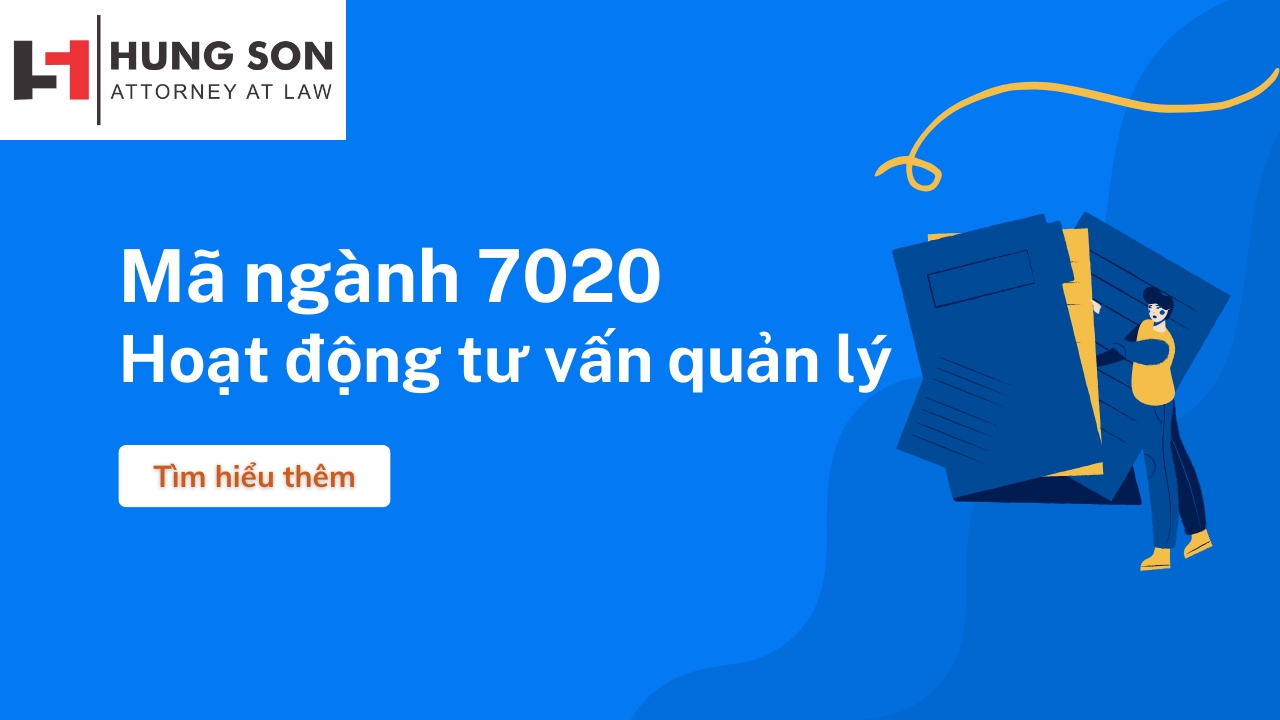 Mã ngành 7020 hoạt động tư vấn quản lý