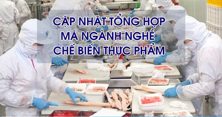 mã ngành sản xuất bánh kẹo
