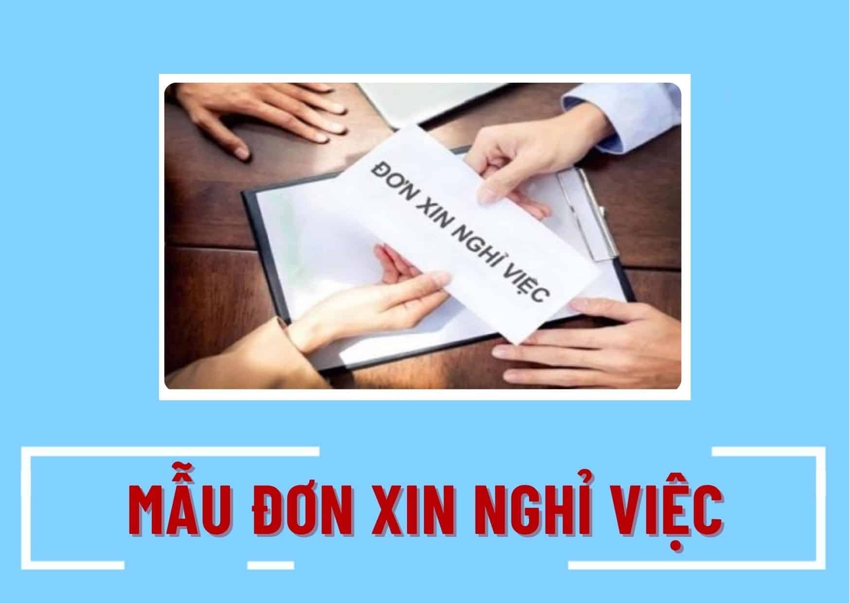 đơn xin nghỉ việc viên chức