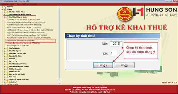 chọn mục Thuế thu nhập cá nhân sau đó tiếp tục lựa chọn mục Đăng ký người phụ thuộc giảm trừ gia cảnh