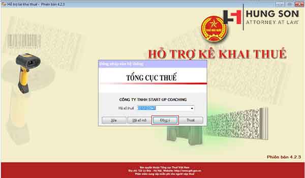 đăng nhập HTKK để thực hiện kê khai thông tin báo giảm người phụ thuộc
