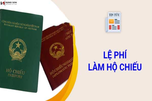 lệ phí làm hộ chiếu 2021